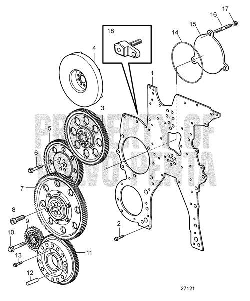 Camshaft (V2) - Volvo Penta (21785693)
