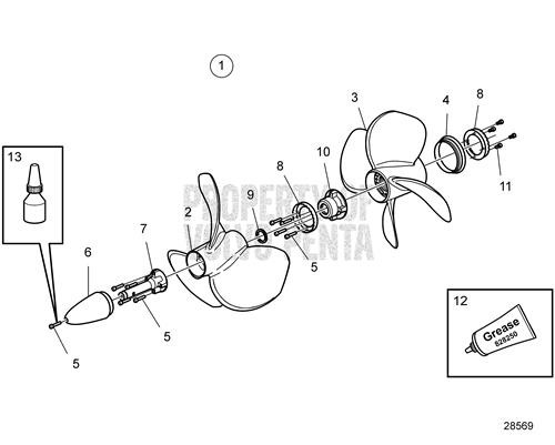 Felt Washer(V2) - Volvo Penta (21816205)