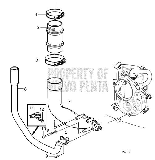 Hose Clamp - Volvo Penta (21832260)