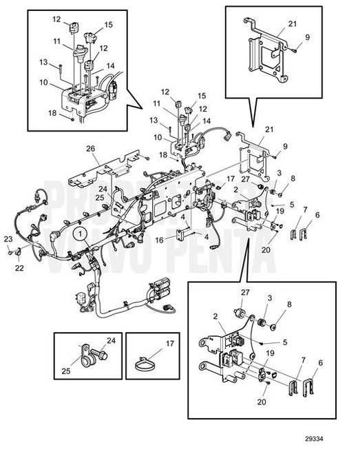 Control Unit (V2) - Volvo Penta (21918597)