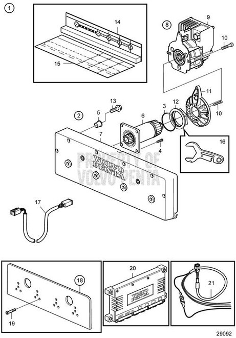 Support(V2) - Volvo Penta (21970436)