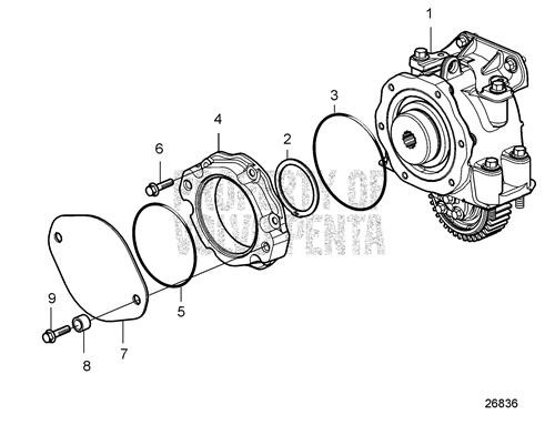 Cover (V2) - Volvo Penta (22003226)