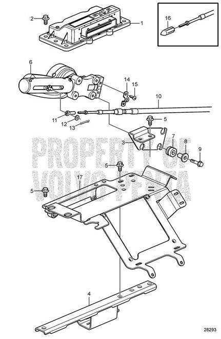 Bracket (V2) - Volvo Penta (22029534)