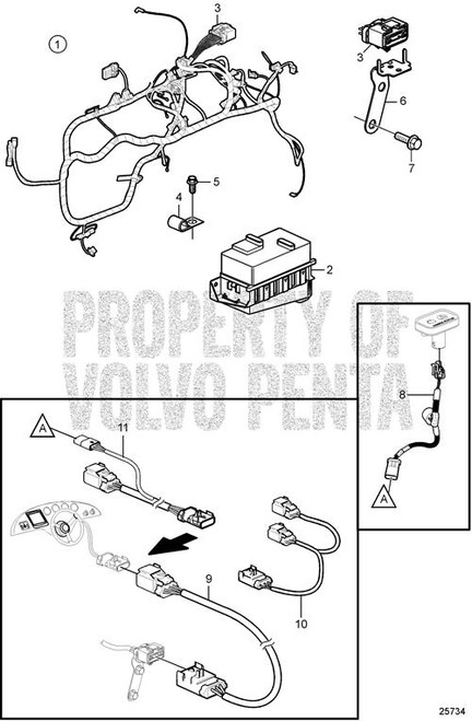 Wiring Harness - Volvo Penta (22049655)