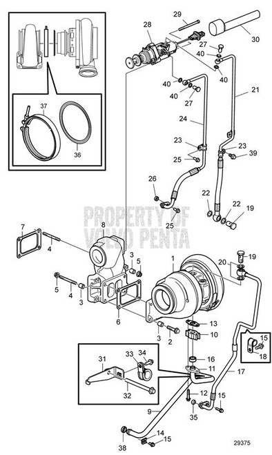 Valve Housing(V2) - Volvo Penta (22203754)