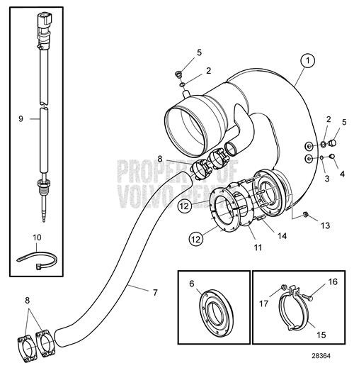 Oil Return Pipe(V2) - Volvo Penta (22304281)