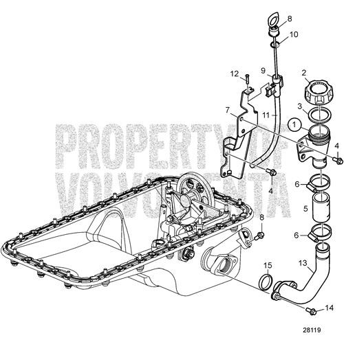 Oil Dipstick (V2) - Volvo Penta (22412202)