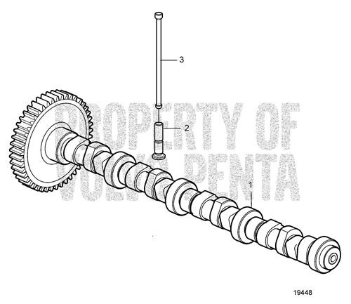 Camshaft(V2) - Volvo Penta (22414661)