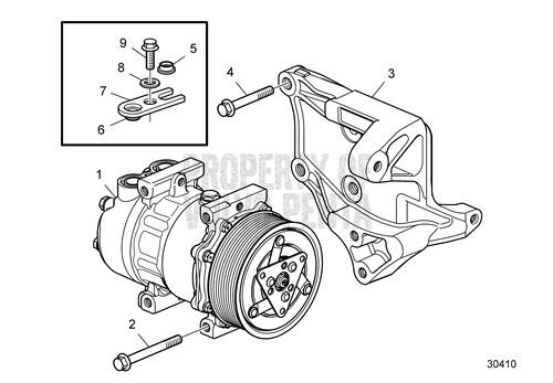 Flange (V2) - Volvo Penta (22447228)
