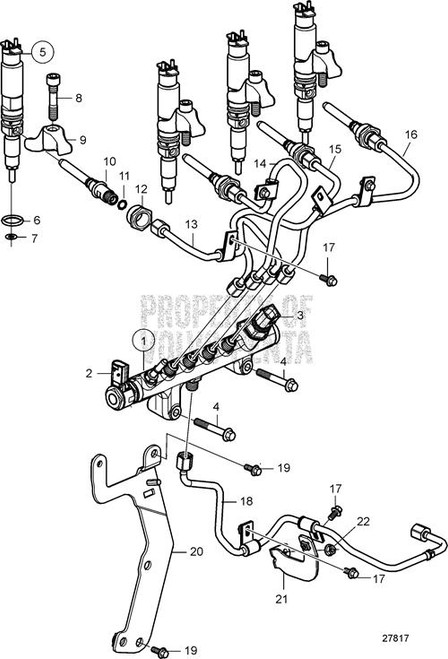 Injector(V2) - Volvo Penta (22490430)