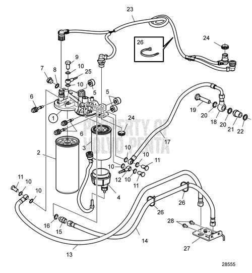 Fuel Hose (V2) - Volvo Penta (22716521)