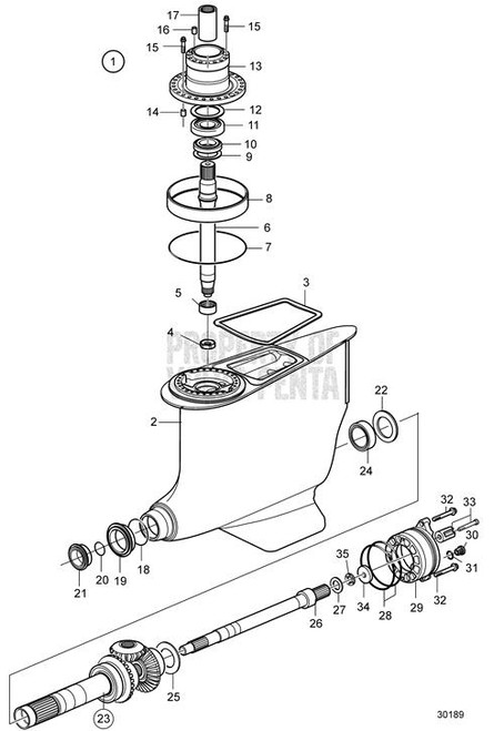 Adjusting Washer - Volvo Penta (22744268)