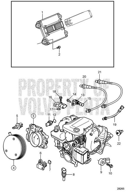 Bolt(V2) - Volvo Penta (22844909)