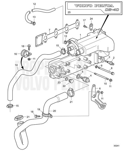 Heat Exchanger(V2) - Volvo Penta (22850984)