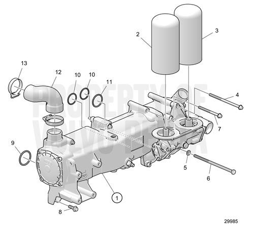 Heat Exchanger(V2) - Volvo Penta (22962680)