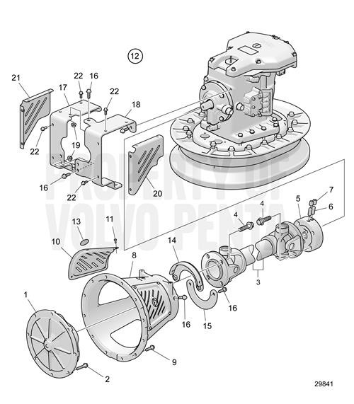 Companion Flange (V2) - Volvo Penta (23016317)