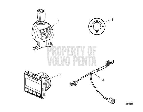 Control Knob - Volvo Penta (23066535)