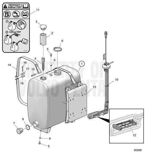 Tank(V2) - Volvo Penta (23501210)