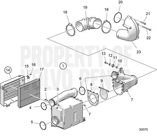 Connector(V2) - Volvo Penta (23503824)