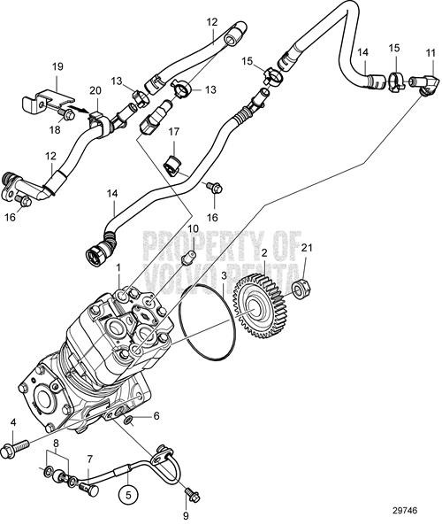 Bracket(V2) - Volvo Penta (23504891)