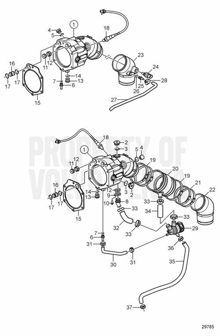 Thermostat(V2) - Volvo Penta (23521142)