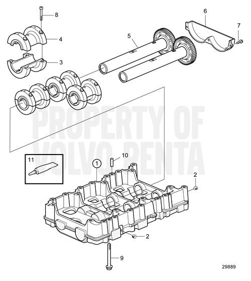 Housing(V2) - Volvo Penta (23574489)