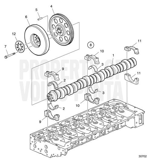 Camshaft Bearing Kit(V2) - Volvo Penta (276632)
