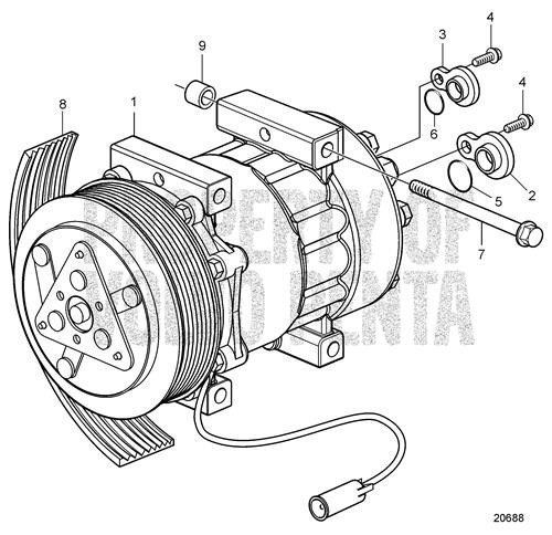 Block(V2) - Volvo Penta (3175914)