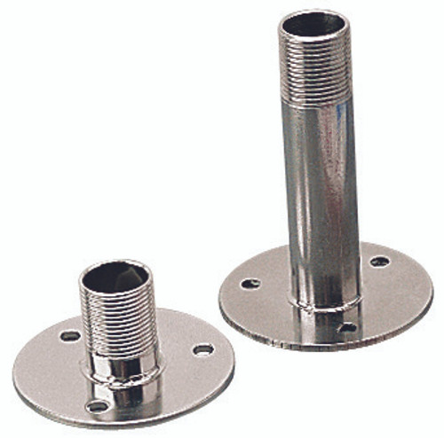 Stainless Steel FIXED ANTNA MOUNT  1 1/2 Inch (329517-1)