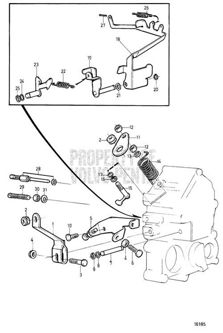 Adjusting Screw(V2) - Volvo Penta (3580086)