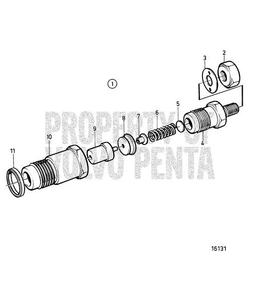 Nut(V2) - Volvo Penta (3580404)