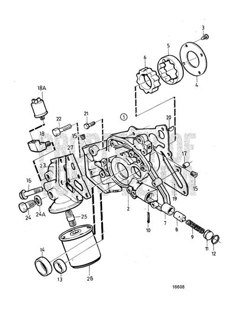 Oil Filter Housing(V2) - Volvo Penta (3580833)