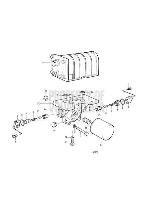 Oil Filter Housing(V2) - Volvo Penta (3581943)