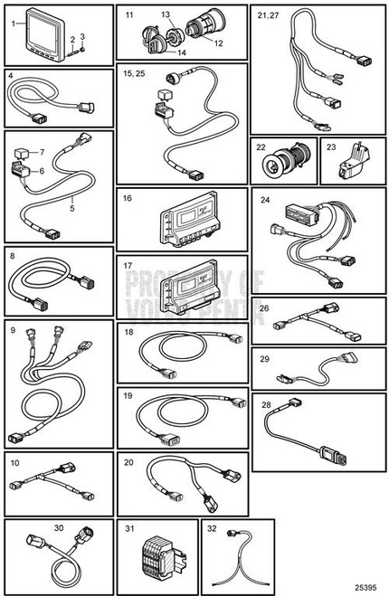 Cable(V2) - Volvo Penta (3587145)