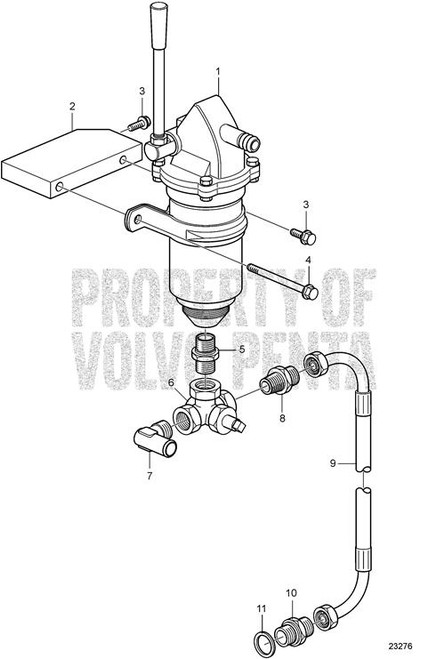 Oil Hose(V2) - Volvo Penta (3594585)