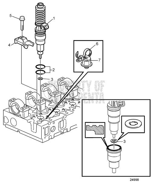 Unit Injector(V2) Has Core - Volvo Penta (3801263)