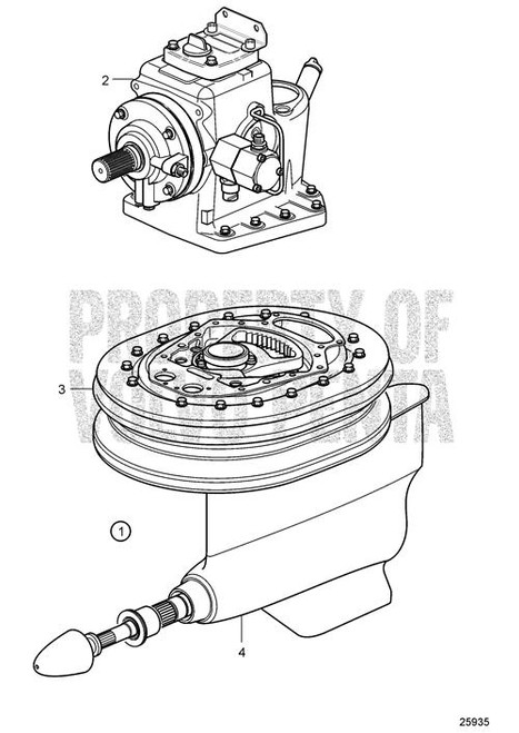 Lower Gear, Exchange - Volvo Penta (3801714)