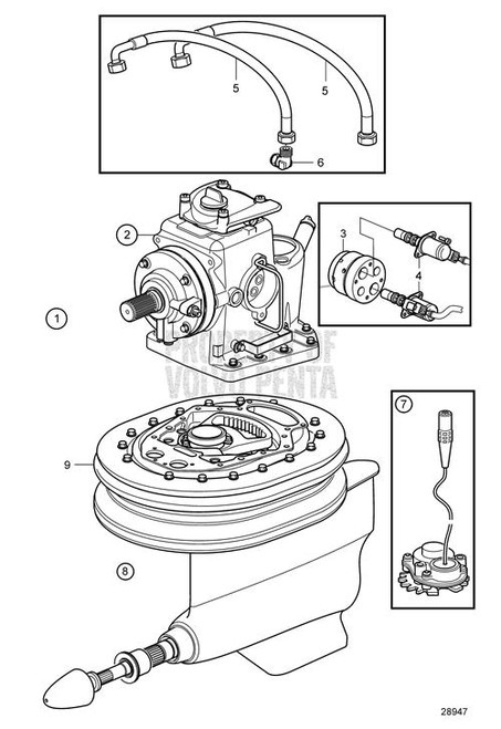 Lower Gear, Exchange - Volvo Penta (3801716)