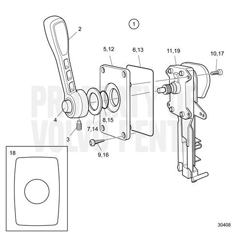 Coolant Pump, Exchange(V2) - Volvo Penta (3801893)