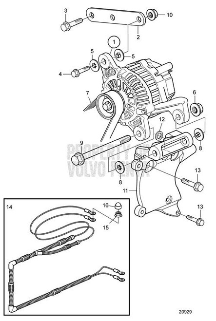 Coolant Pipe(V2) - Volvo Penta (3808375)