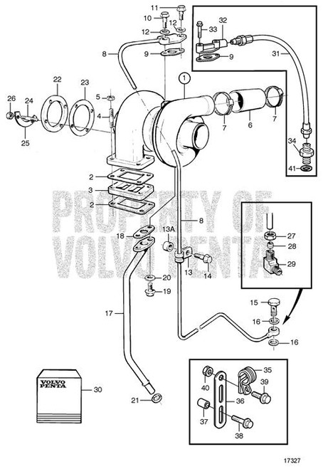 Oil Pressure Pipe(V2) - Volvo Penta (3825897)