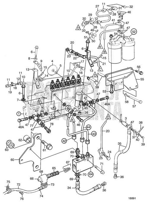 Oil Return Pipe(V2) - Volvo Penta (3826169)