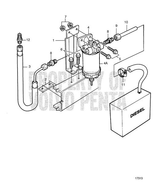 Nut Washer(V2) - Volvo Penta (3826680)