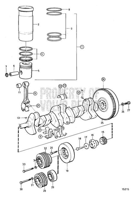 Connecting Rod(V2) - Volvo Penta (3830826)