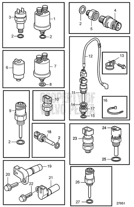 Adapter(V2) - Volvo Penta (3838211)