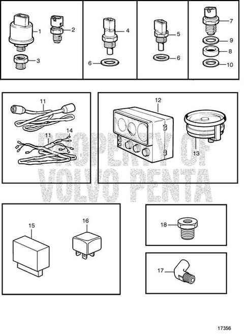 Spacer(V2) - Volvo Penta (3838299)