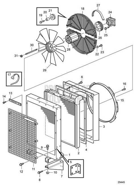 V-Ribbed Belt(V2) - Volvo Penta (3838617)