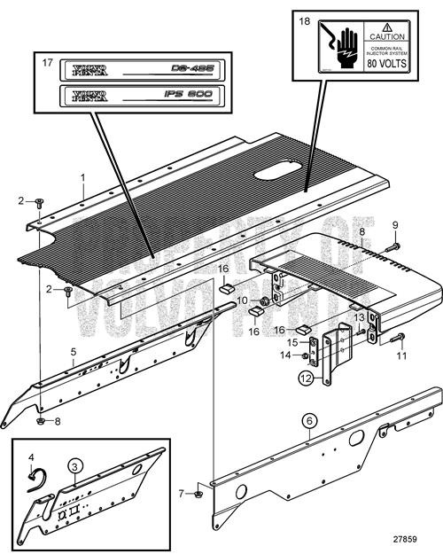 Support(V2) - Volvo Penta (3841119)