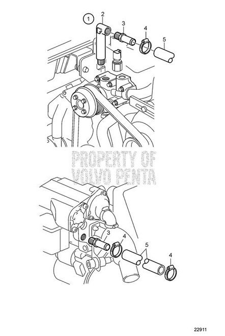 Elbow Nipple(V2) - Volvo Penta (3842929)