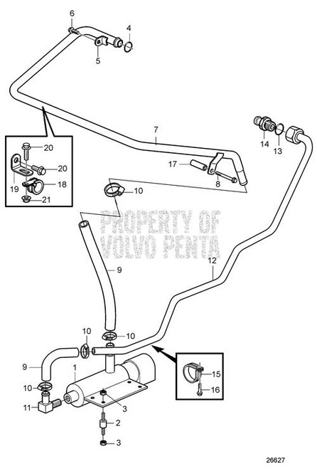 Pipe(V2) - Volvo Penta (3847489)
